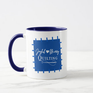 Joyful and Merry Quilter Mug Mugg