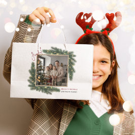 Joyful Christmas Personalized Family Photo Gift Ba