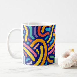 Joyful Color Pattern Mug Kaffemugg