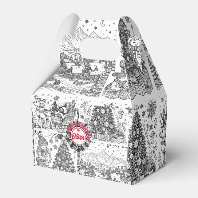 Joyful Colors Christmas Wrap Presentaskar (Framsidan Sidan)