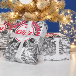Joyful Colors Christmas Wrap Presentpapper
