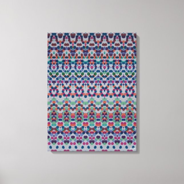 Joyful Confetti Mosaic IV Canvas Print (Framsida)