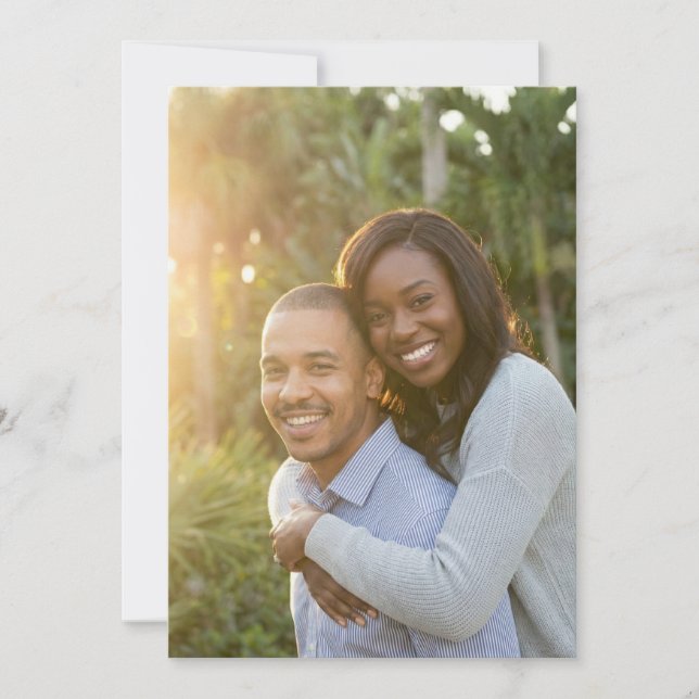 Joyful Green Outdoor Photo Inbjudningar (Framsida)