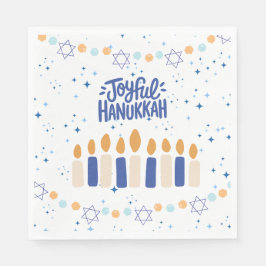 Joyful Hanukkah Pappersservett