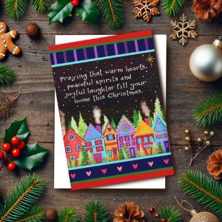 Joyful Hearts Neighborhood Village Christmas  Kort