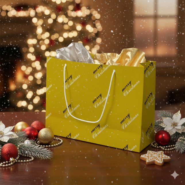Joyful Holiday Spirit Festive Merry Christmas (Joyful Holiday Spirit Festive Merry Christmas Large Gift Bag)