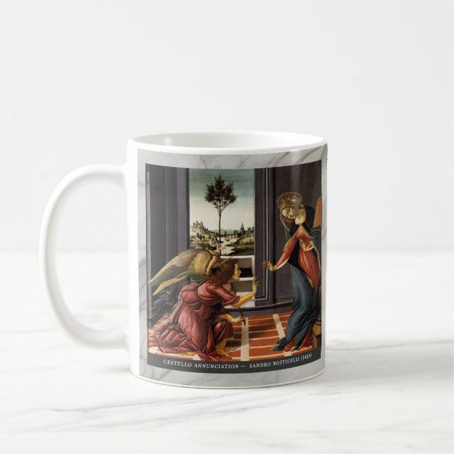 Joyful Mysteries of the Rosary #1: Annunciation Kaffemugg (Vänster)