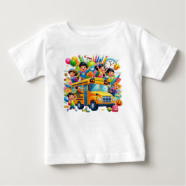 Joyful School Ride: School Bus Adventure T Shirt