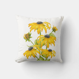Joyful Summer on a Throw Pillow (B) Kudde
