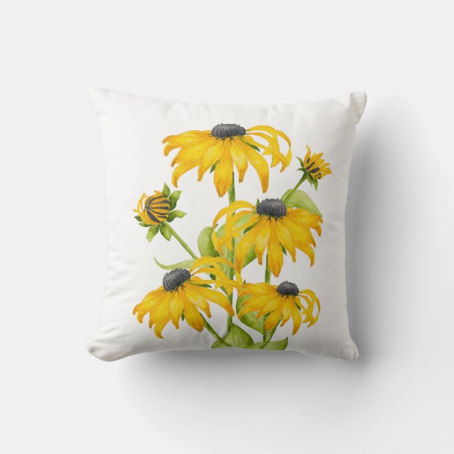 Joyful Summer on a Throw Pillow (B) Kudde (Framsida)