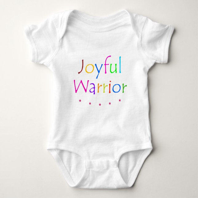 Joyful Warrior T Shirt (Framsida)