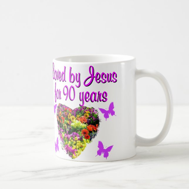JOYOUS 90 YR OLD KAFFEMUGG (Höger)