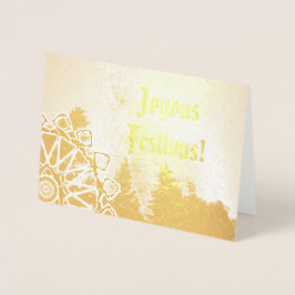 Joyous Festivus Quest på Real Folierat Kort