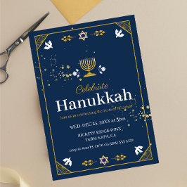 Joyous Hanukkah Firande!" Inbjudningar