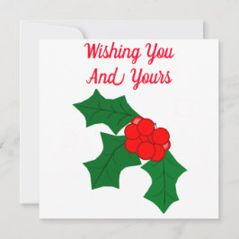 Joyous Julhelg Card Julkort