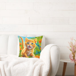 Joyous Kitten Kudde
