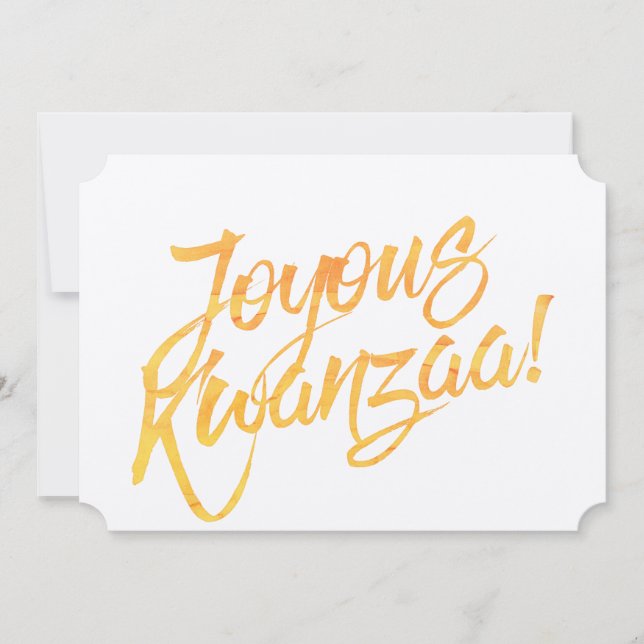 Joyous Kwanzaa (Framsida)