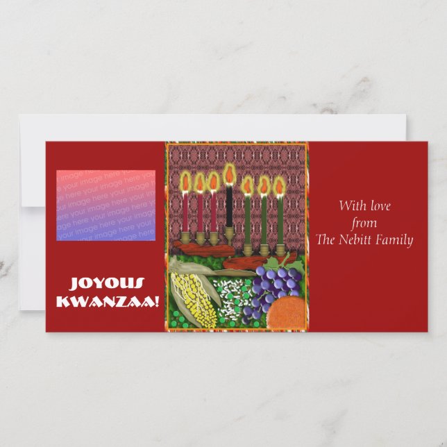joyous kwanzaa julkort (Framsida)