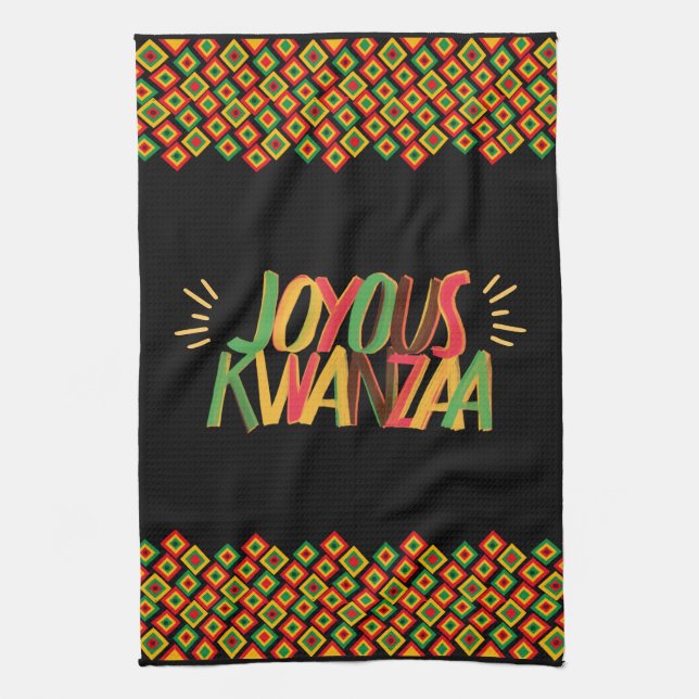 Joyous Kwanzaa Kökshandduk (Vertikal)