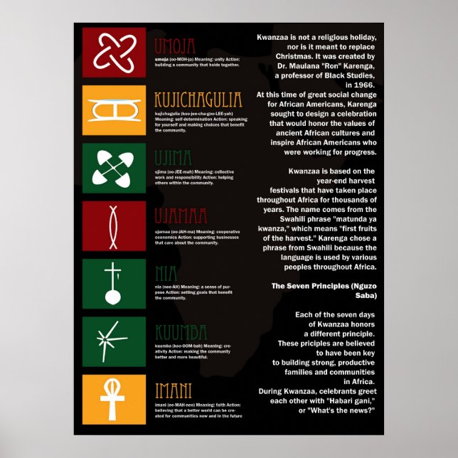 Joyous Kwanzaa Poster (Framsidan)