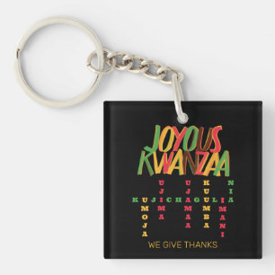 Joyous KWANZAA Principles Crossword