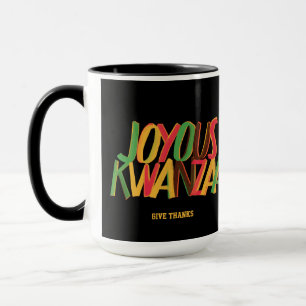Joyous KWANZAA Principles Crossword Mugg