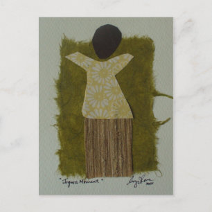 Joyous Moment Mixed Media Art-vykort Vykort