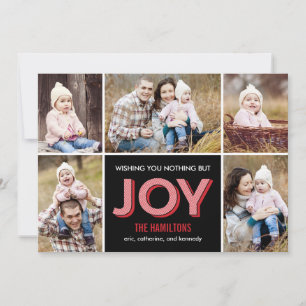 Joyous Moments Helgdag Collage Photo Card Julkort