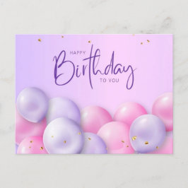 Joyous Önskemål: Traditional Birthday Firance Vykort