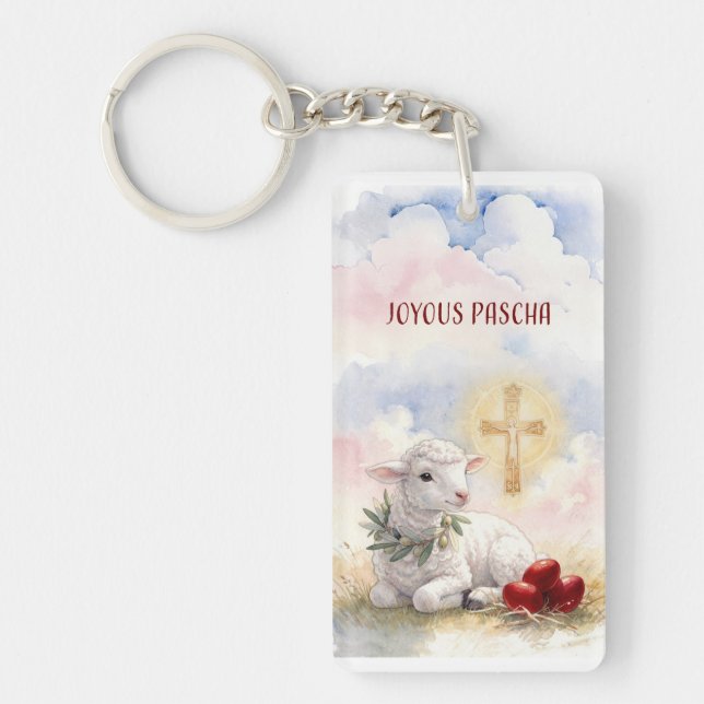 Joyous Pascha Lamb, Red Eggs and Cross (Framsidan)