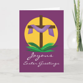 Joyous Påsk Hälsning Anpassningsbar Card Helgkort