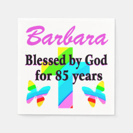 JOYOUS PERSONLIG 85 BIRTHDAY NAPKINS PAPPERSSERVETT