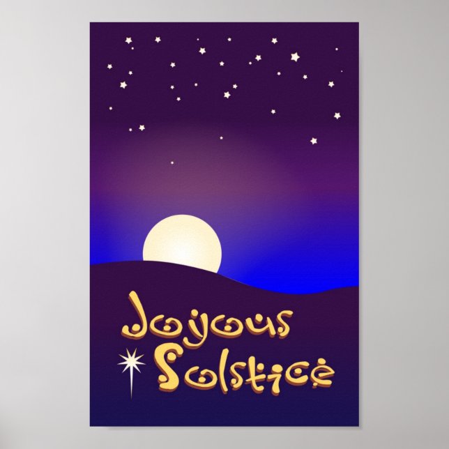 Joyous Solstice 8 x 12 Poster (Framsidan)