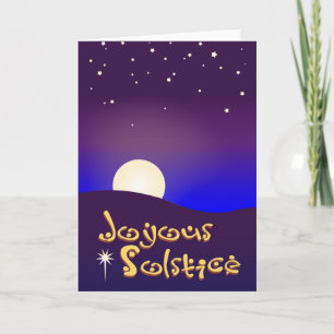 Joyous Solsticekort Helgkort