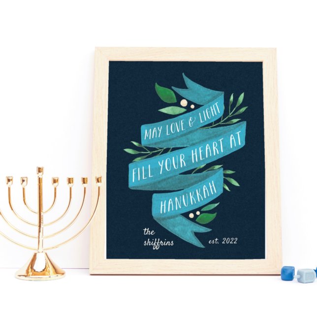 Joyous Tidings | Personlig Hanukkah Poster (Skapare uppladdad)