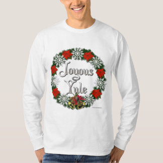 Joyous Yule Manar Långärmad Shirt T Shirt