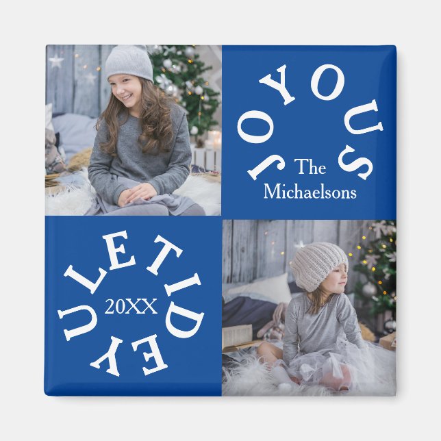 Joyous Yuletide 2 Photo Magnet (Framsidan)