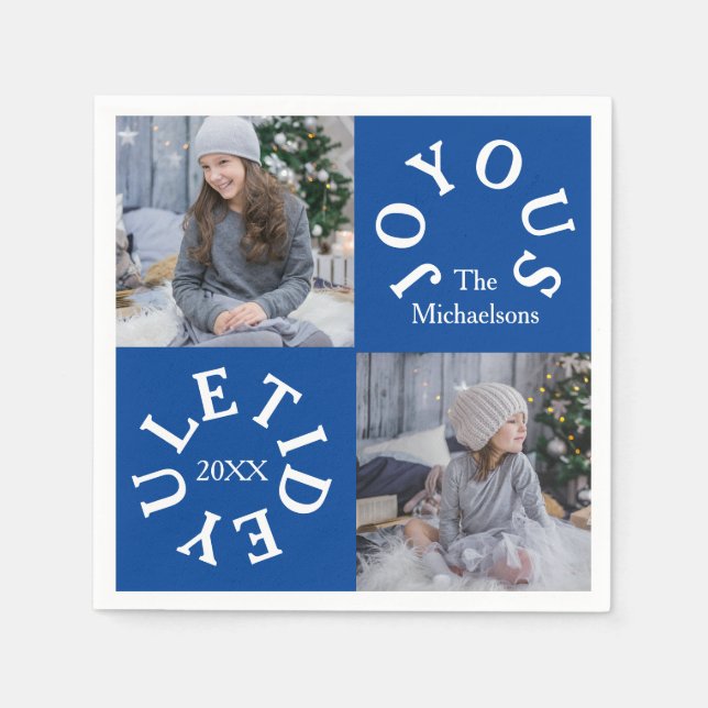 Joyous Yuletide 2 Photo Pappersservett (Framsidan)