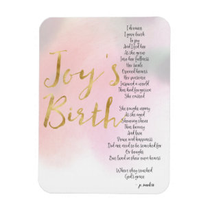 Joys Birth Dikt   Magnet
