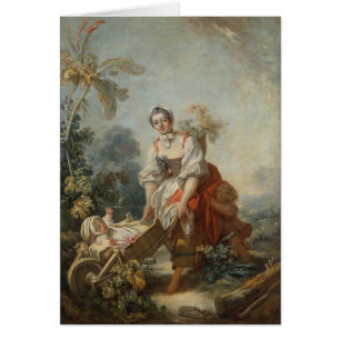 Joys Moderskap av Fragonard Hälsningskort