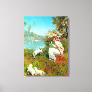 Joys of Vår (av John Collier) Canvastryck