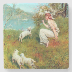 Joys of Vår (av John Collier) Stenunderlägg