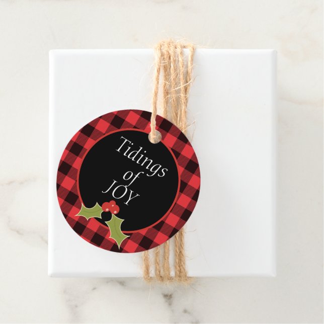 Joys tidings | Buffalo Play | Julgåva Gåvor Etiketter (På plats)