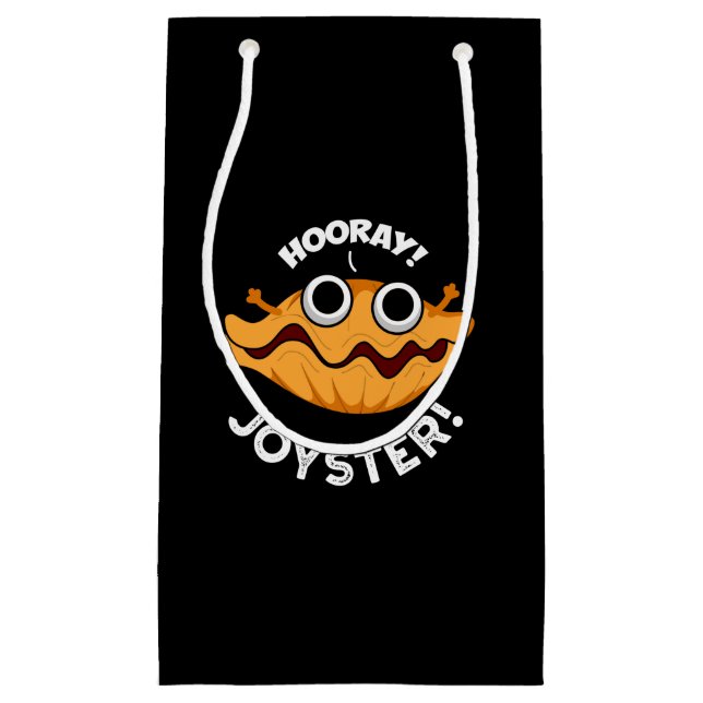 Joyster Funny Glatt Animal Oyster Pun Mörk BG (Framsidan)