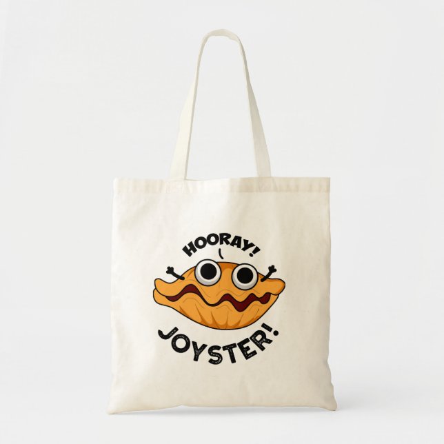 Joyster Funny Glatt Animal Oyster Pun Tygkasse (Framsidan)