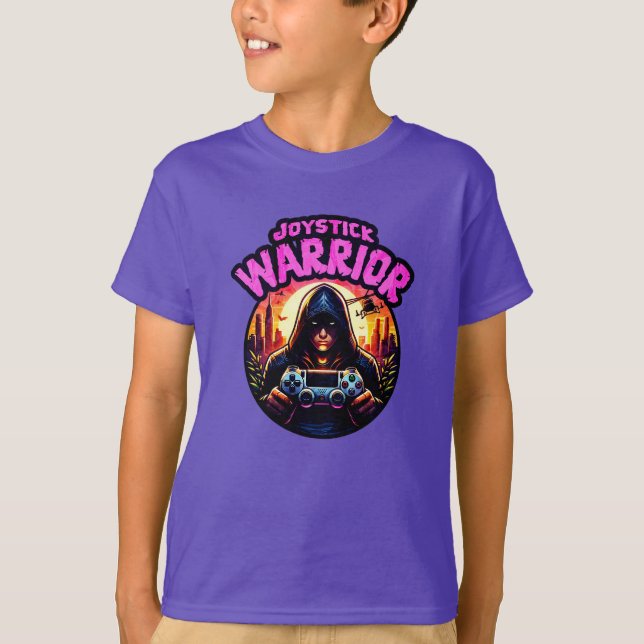 Joystick warrior T-Shirt (Framsida)