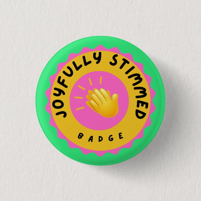 Joyully stimated badge knapp (Framsida)