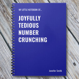 Joyully Tedious Number Crunching Anteckningsbok