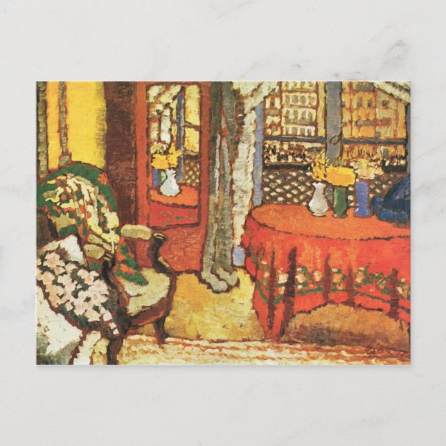 Jozsef Rippl-Ronai - Paris Insida Vykort (Framsida)