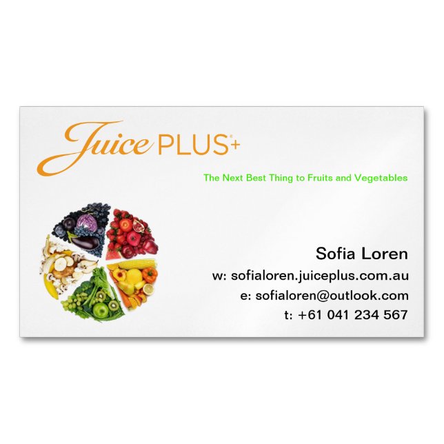 JP+ MagnetMALL Magnetiska Visitkort (Framsida)